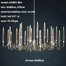 Axyaa Luxe Bar Dining Room Chandelier - High-End Crystal Light