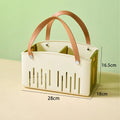 Axyaa Foldable Waterproof Bath Basket: Large Capacity Toiletry Storage