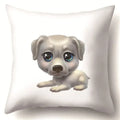 Axyaa Dog Puppy Print Pillow Cover Cushion - 45X45CM Home Decor