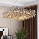 Axyaa Crystal Luxury Pendant Light for Living & Dining Room