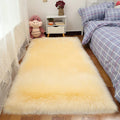 Axyaa Faux Fur Sheepskin Area Rug Plush Soft Carpet for Home Decor