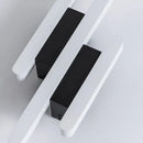 Axyaa Modern Minimalist Wall Lamp in Black & White Aluminium, 3000K LED Lighting