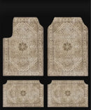 Axyaa Bohemian Style Car Foot Mat Home Rug Set Anti-slip American Retro Rugs