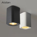 Axyaa Square LED Downlight: Modern Nordic Ceiling Light for Room/Corridor/Hallway/Foyer