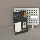 Axyaa Desktop Magnetic Memo Board with Stand and Magnetic Clip