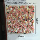 Axyaa Silk Floral Wedding Decor Petal Flower Wall Party Backdrop Display