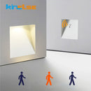 Axyaa 3W LED Motion Sensor Wall Lamp for Indoor/Outdoor Decor and Stair Lighting