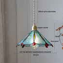 Axyaa Nordic Glass Copper LED Pendant Lamp for Dining Room and Bedroom