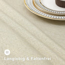 Axyaa Glitter Linen Tablecloth for Banquets, Parties, and Home Décor