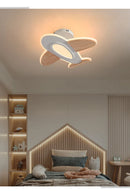 Axyaa Modern Airplane Kids' Room Ceiling Light for Creative Bedroom Decor