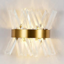Axyaa Crystal Glass Wall Lamp for Living Room, Bedroom, and Corridor Lighting