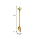 Axyaa Stainless Steel Cartoon Cutlery Set