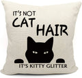 Funny Cat Mona Lisa Pillow Cover by Axyaa: Cat Lady Decor Gift for Sofa, Couch, Bed