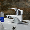 Axyaa Basin Faucet: Hot & Cold Double-hole Mixer Tap for Bathroom Sink