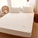 Axyaa Soy Fibre Quilted Mattress Cover in 100% Cotton for Customized Bedding