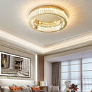 Axyaa Crystal LED Ceiling Lamp: High-end Italian Chandelier for Home Decor Lighting