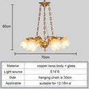Axyaa French Angel Copper Hanging Lamp for Dining Bar Bedroom Living Room
