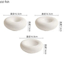 Axyaa Double Layer Ceramic Soup Plate - Restaurant Tableware