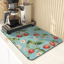 Axyaa Silicone Drying Mat - Non-Slip Heat Resistant Counter Pad