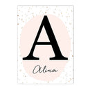 Axyaa Ballet Girl Custom Name Canvas Painting Swan Print Wall Art Nordic Posters