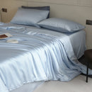 Axyaa Mulberry Silk Comforter Cover - Solid Color Quilt Cover with Zipper Closure