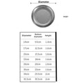 Axyaa Stainless Steel Industrial Cafe Tray - Retro Style Flat Barbecue Plate