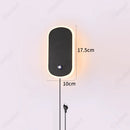 Axyaa LED Touch Dimming Wall Light with USB Charging Port for Bedroom and Living Room