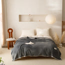 Axyaa Soft Flannel Coral Fleece Blanket - Winter Sofa & Office Nap Warmth