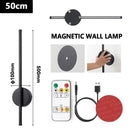 Axyaa 50CM Rechargeable LED Wall Lamp with Removable Sconces for Bedroom and Living Room