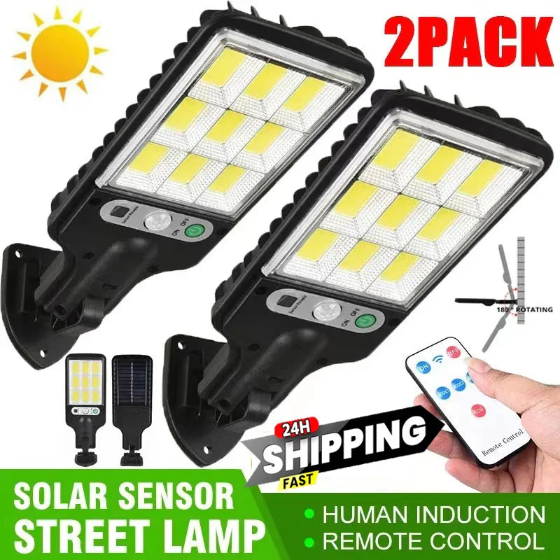 Axyaa Solar Security Light | 3 Light Modes | Waterproof Motion Sensor Lighting