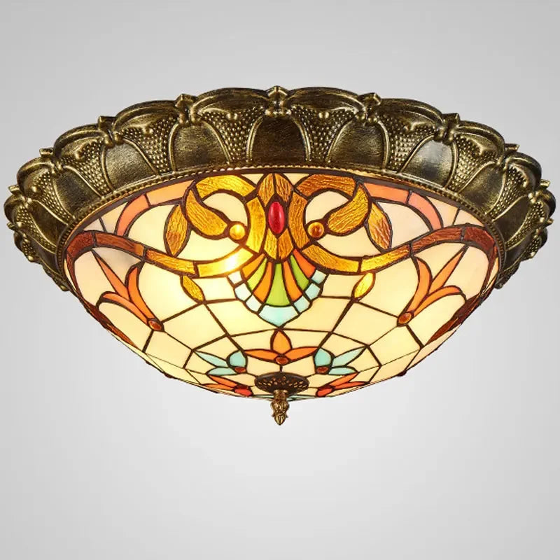 Axyaa Bohemian Glass Ceiling Light LED Lamp Fixture