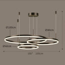Axyaa Rings Pendant Light for Nordic Home Dining Room Decor & Indoor Lighting