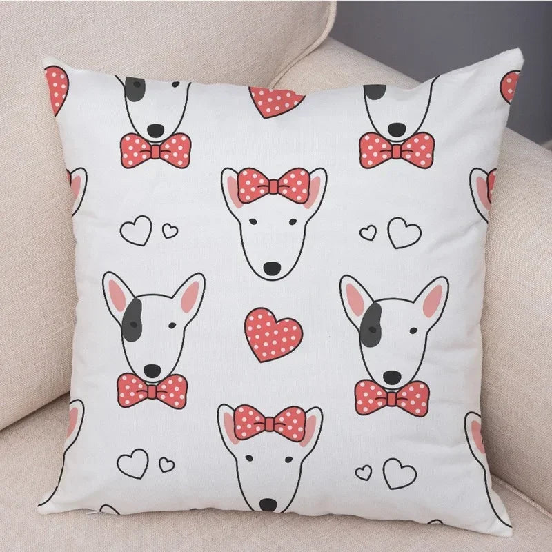 Axyaa Cartoon Animal Cushion Cover: 45*45cm for Living Room, Sofa, Car, Children's Room