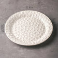 Axyaa Stone Pattern Ceramic Plate Set for Molecular Cuisine and Restaurant Tableware