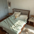 Axyaa Queen Summer Blanket: Soft Cotton Quilt, Breathable, Skin-Friendly