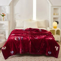 Axyaa Thicken Plush Weighted Blanket - Winter Heavy Throw for Warm Beddings