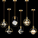 Axyaa Nordic Crystal LED Pendant Lamp for Home Decoration