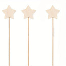 Wooden Star Wands DIY Princess Craft Sticks Kit by Axyaa for Kids' Creative Graffiti Parties