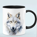 King Forest Wolf Mug - Axyaa Wolf Lover Birthday Gift Mug