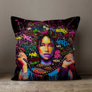 Axyaa Africa Beauty Expression Decorative Velvet Cushion Cover