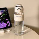 Axyaa 550ml Handle Straw Water Bottle - BPA Free, Sport Tumbler for Gym, Office