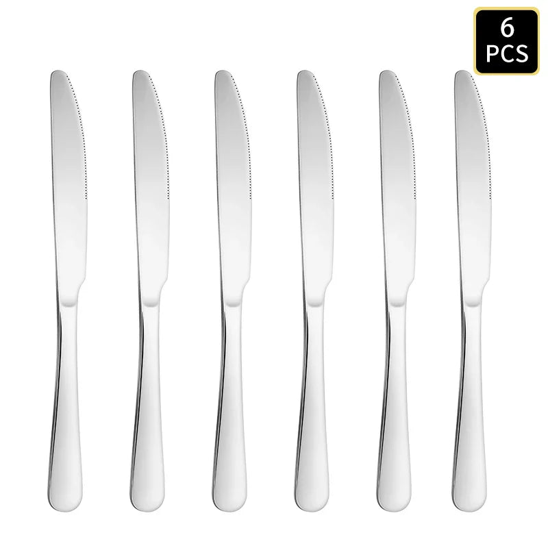 Axyaa Stainless Steel Cutlery Set for Family Dinner or Hotel