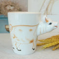 Axyaa Animal Ceramic Coffee Cup Set