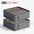 Axyaa Underwear Sock Bra Storage Box - 20/6/7/1 Grids Organizer Cabinets Drawers Pants