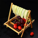 Axya Bamboo Meat Rack Folding Basket Tray by Axya