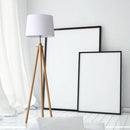 Axyaa Rattan Stand Floor Lamp - Nordic Design Wooden Tripod Standing Lamp