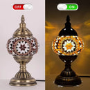 Axyaa Handmade Glass Mosaic Table Light for Home and Hospitality Settings
