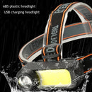 Axya High Lumen COB+LED Rechargeable Headlamp Waterproof Headlight