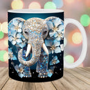 Elephant Ceramic Mug 11oz - Axyaa Office Coffee Art Enthusiast Gift