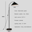 Axyaa Pleated Lampshade Floor Lamp: Nordic Sofa Vertical Lamp for Living Room, Bedroom, and Book Reading